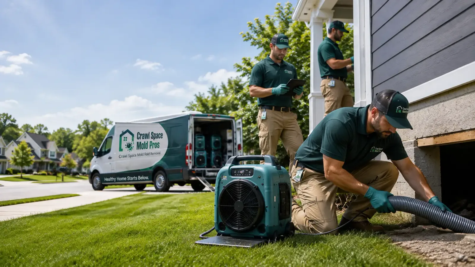 Crawl Space Mold Removal in Sharon, CT